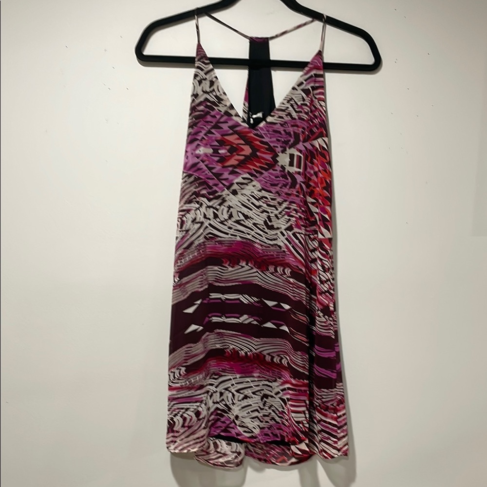 Three Eighty halter  Multicolor Patterned slip Dress